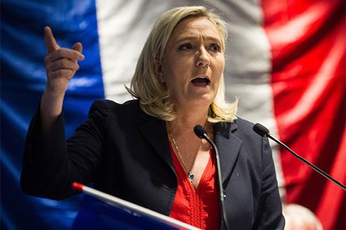 Marine Le Pen apuesta por la salida de Francia de la OTAN y la UE